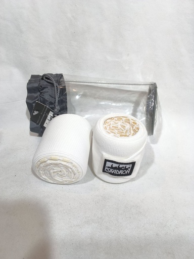 Bandes climatex eskadron blanc paire