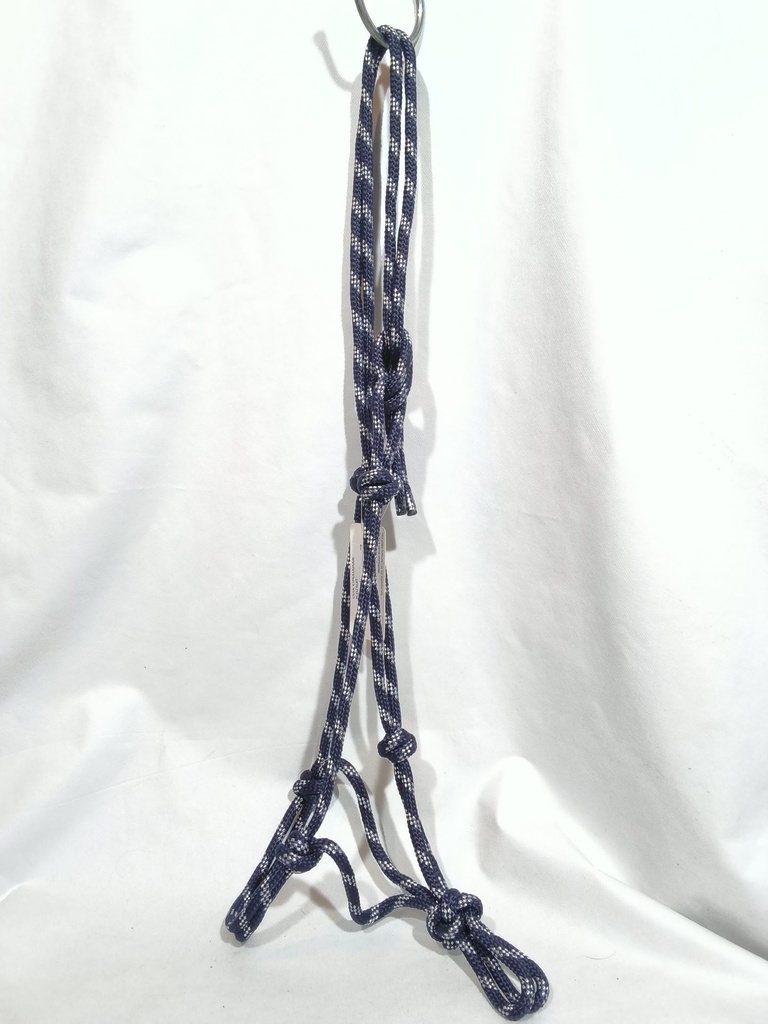 Licol corde waldhausen marine/argent