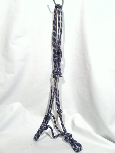 Licol corde waldhausen marine/argent