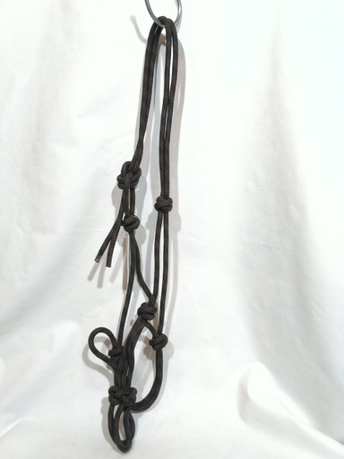 Licol corde waldhausen noir/marron