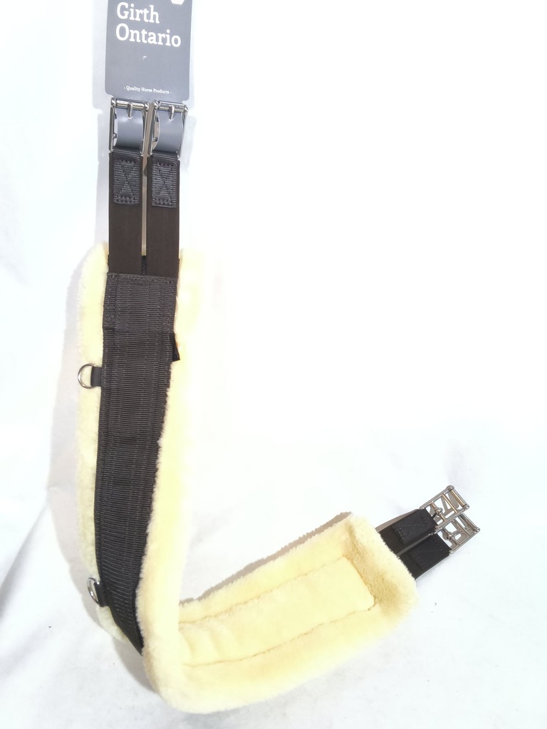 Sangle Qhp ontario mouton marron
