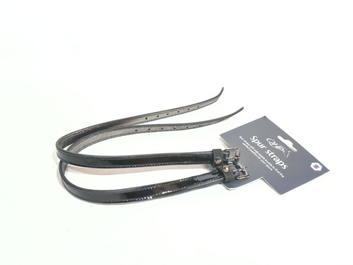 Lanieres éperons Qhp Calypso strass noir