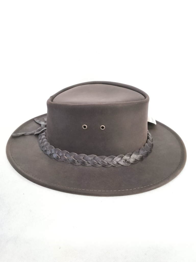 Chapeau scipis bushman marron foncé L