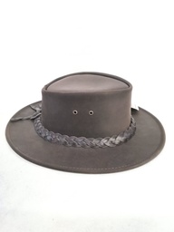 Chapeau scipis bushman marron foncé L