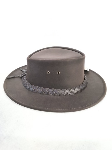 Chapeau scipis bushman marron foncé L