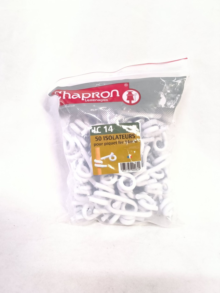 Isolateurs queues de cochons Chapron x50 14mm IC14