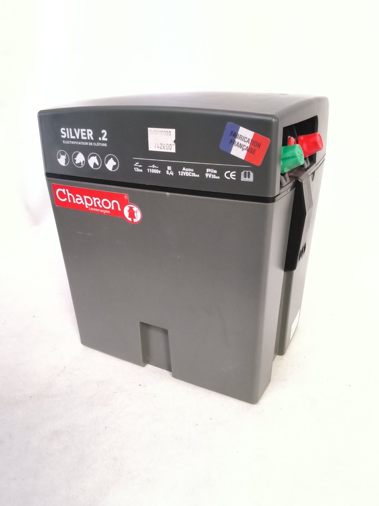 Electrificateur chapron Silver 2 sur pile ou batterie 12v