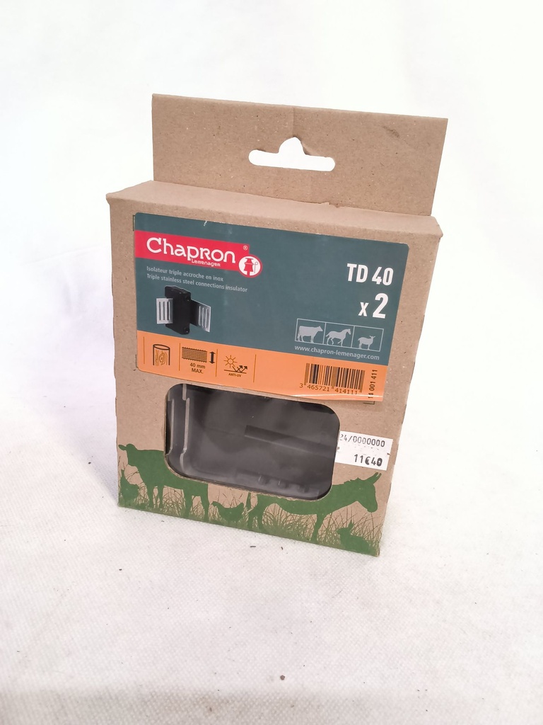 Isolateurs TD40 chapron x2