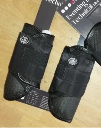 guetres de cross QHP anterieurs noir L (à acheter avec postérieurs)