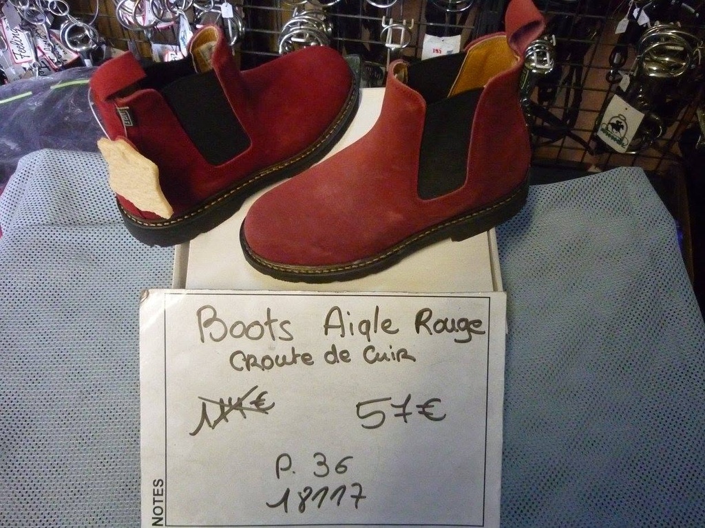 boots cuir rando aigle rouge 36