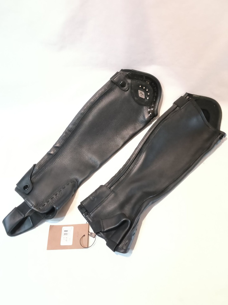 Mini chaps prisca Penelope cuir noir S standard