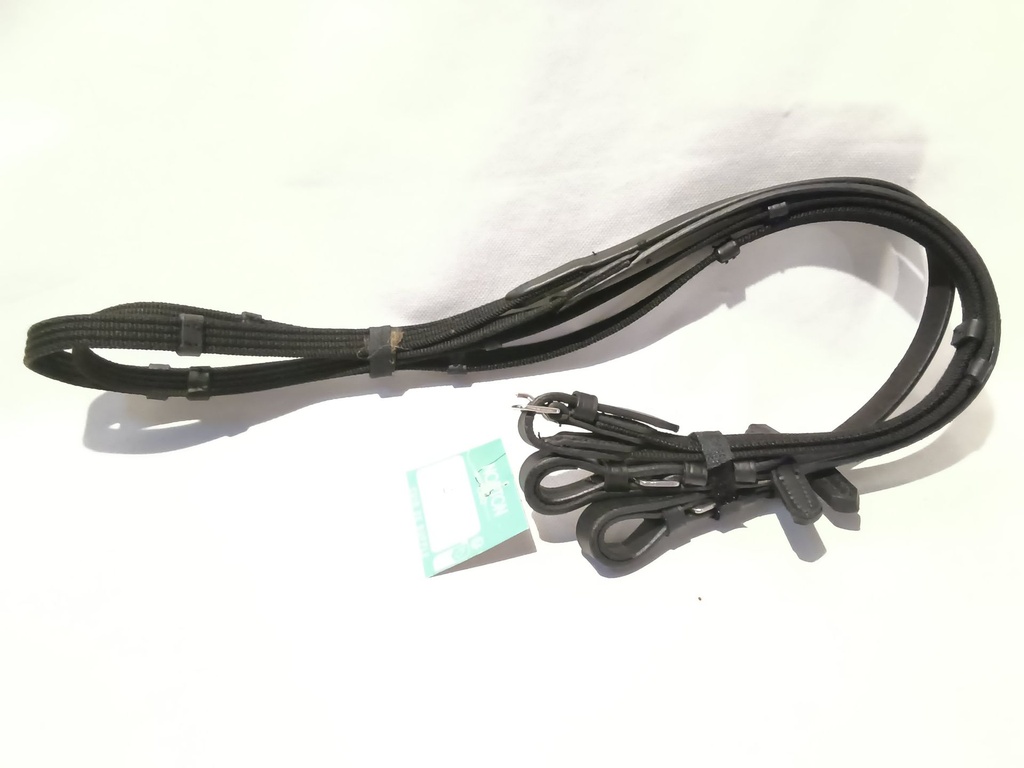 Rênes sangle norton oily noir cheval