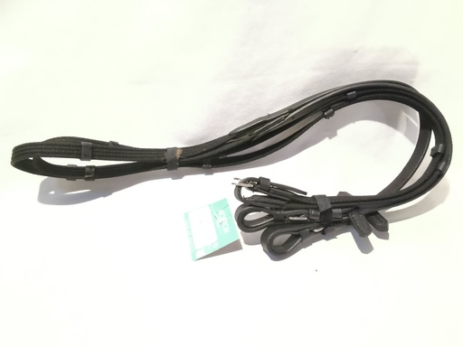 Rênes sangle norton oily noir cheval