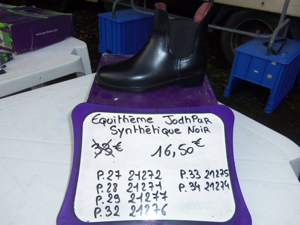 boots equitheme jodhpur synthetique 33