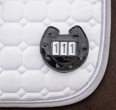 porte numero pour tapis QHP forme fer noir
