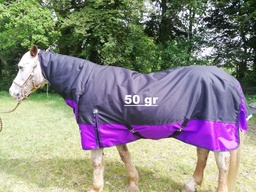 couverture "HD" imper combo 1200D 50gr noir/violet