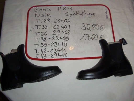 boots hkm synthetique