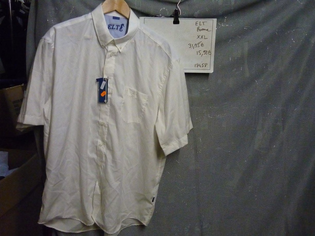 chemise cc ELT homme blanc XXL