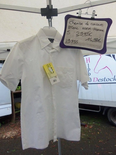 chemise concours hkm homme blanc S