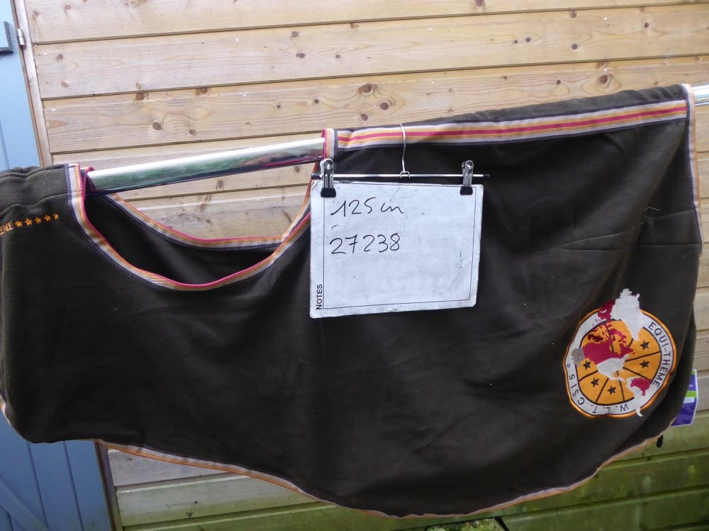 couvre reins polaire equitheme csi marron 135