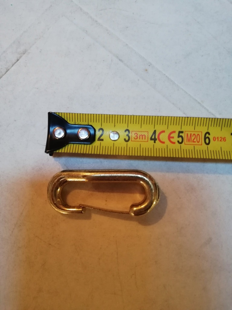 mousqueton clip laiton