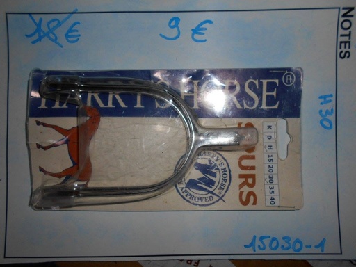 eperons roulettes lisse harrys horse homme 3cm