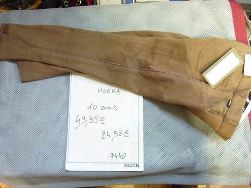 pantalon horka marron 10ans
