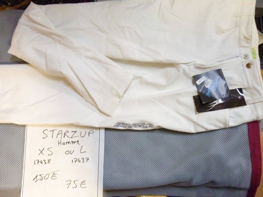 pantalon strazup blanc homme L