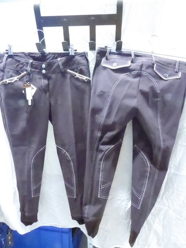 pantalon T de T verone femme bas lycra marron 40