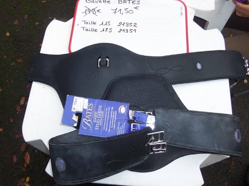 sangle bavette cair noir 115