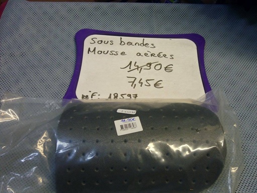 sous bandes mousse aeré
