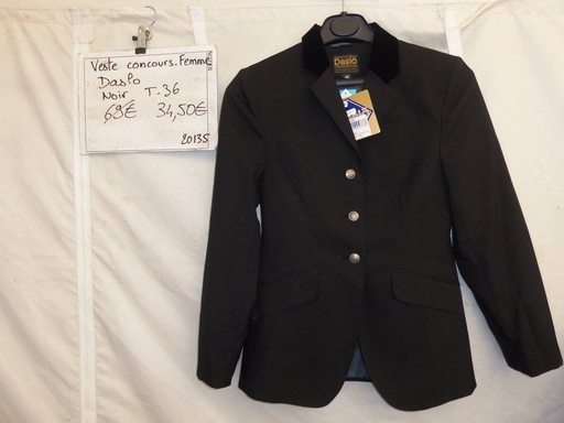 veste cc daslo femme noir 36