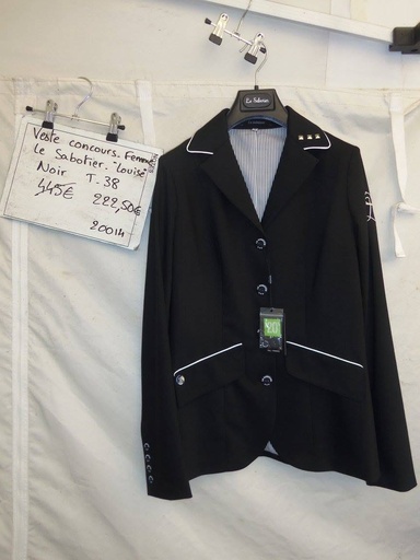 veste cc le sabotier louise 38 noir