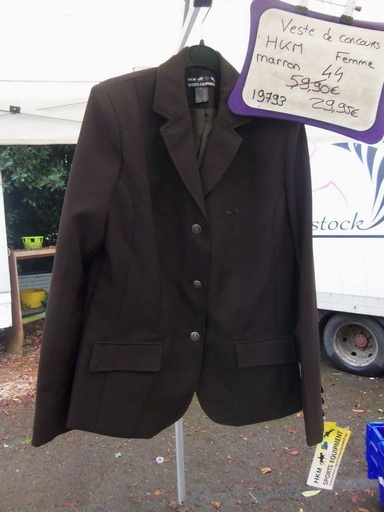 veste concours hkm marron femme 44