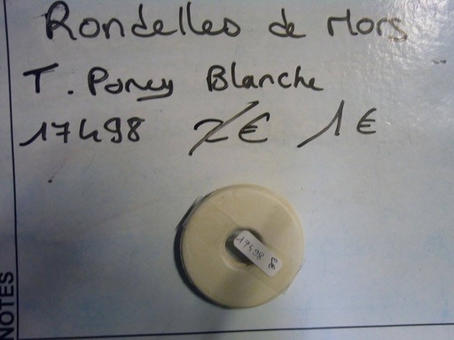 rondelles mors blanche petite