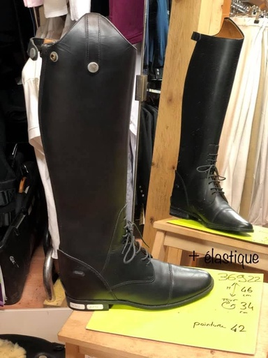 bottes cuir lacets equicomfort franconi 42MN