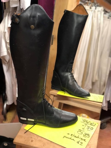 bottes cuir lacets equicomfort franconi 43LH