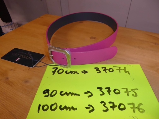 ceinture kingsland cuir ? Rose 70cm