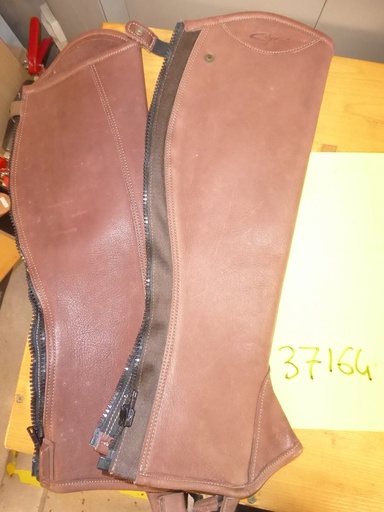 mini chaps Dyon comfort cuir marron XLH