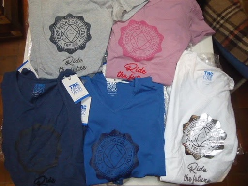 T-shirt equitheme TRC85 « badge » chiné