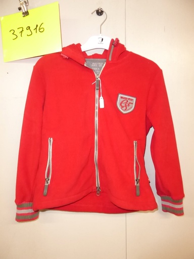 blouson polaire euro-star rouge 140