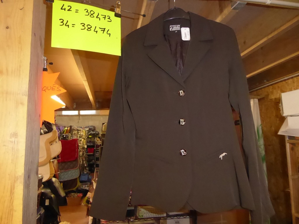 veste concours penelope leprevost point sellier noir femme 34