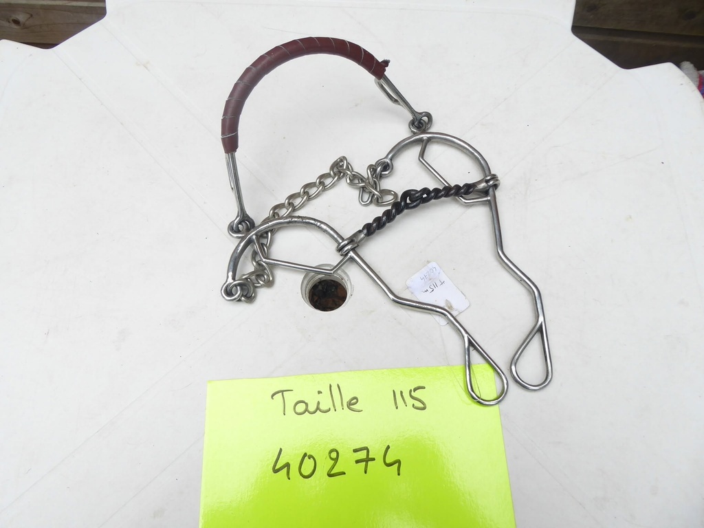 mors tandem fin torsadé 115