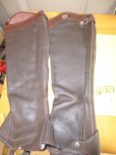 Mini-chaps h.godignon marron/marron foncé XL haut