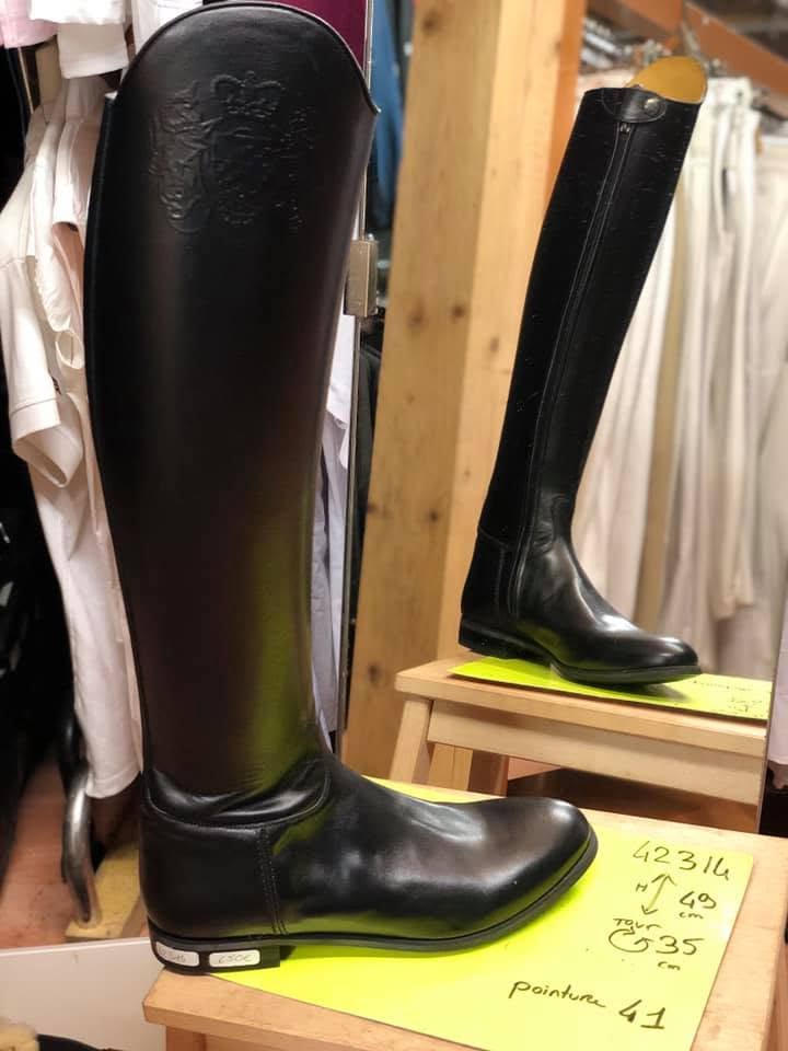 bottes cuir a.fasciani omega dressage noir 41 NM
