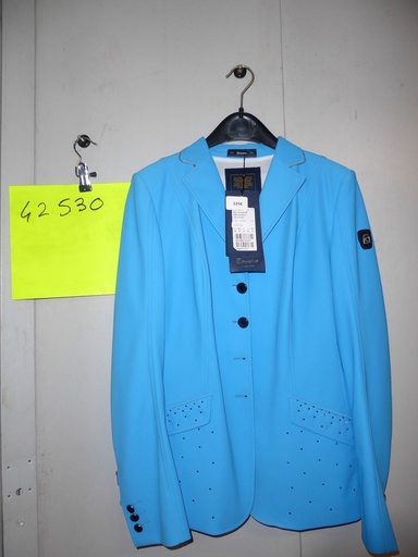 veste concours cavallo estoril sotshell bleu azur femme 40fr