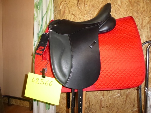 selle dressage poney 16 pouces noir horka