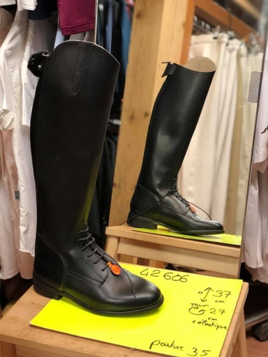 bottes soubirac junior lacets noir 34XS