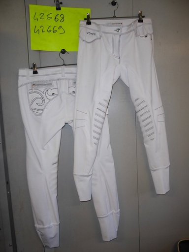 pantalon animo n30 blanc femme 44it 38fr