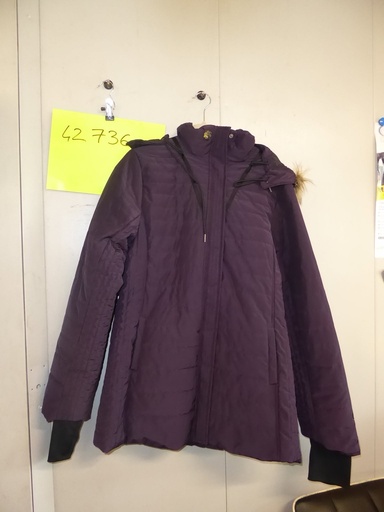 blouson doudoune long vertigo helena violet femme XL
